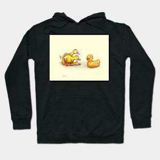 Little ducklings curious friend Hoodie